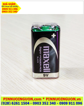 Maxell 6F22(AB) ; Pin 9v vuông Maxell 6F22(AB) Super Power ACE chính hãng